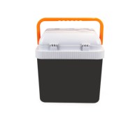 EVERCOOL Grande poignée Gris 24 Litres 12v Mini réfrigérateur compact rétro pour boissons Boîte de réfrigérateur de voiture
