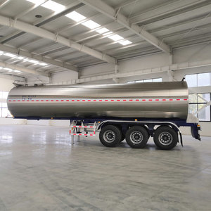 NOUVEAU Camion semi-remorque citerne à lait en acier inoxydable de 35 à 50 mètres cubes avec liquide alimentaire Camion semi-remorque citerne à lait 35cbm à vendre - Product Image 6