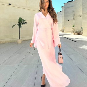 2025 primavera venta al por mayor de moda de <span class=keywords><strong>2</strong></span> piezas de la falda de la mujer elegante de <span class=keywords><strong>2</strong></span> piezas de ropa modesta - Product Image 3