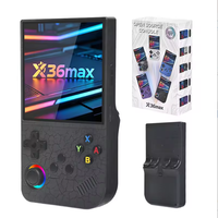 Console de jeu portable X36 Max, écran 4 pouces, système Linux, lecteur de jeux rétro portable, compatible PSP PS1