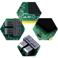 CS3008T 9300-8i 12 Gb/s SAS SATA PCIe3.0 X8 adaptor Bus Host 2 * SFF8643 profil rendah & Tinggi Penuh