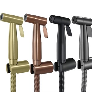 Hand Held <strong>Bidet</strong> Jet Spray Water <strong>Bidet</strong> Spray Brass <strong>Muslim</strong> Shower for Toilet <strong>Bathroom</strong> Accessories - Product Image 1