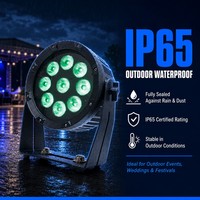 Projecteur PAR sans fil à batterie Wincode AquaPar Timo IP65