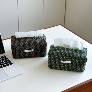 Ingrosso BLINGS Ins Fancy Candy Zipper Foldable Plush Medium Capacity Tissue Bag Desktop Office Living Room Bedroom Dining - Product Image 4
