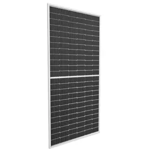 PowMr LCOE 저장 6-8% Pv 태양 전지 패널 모노 (182mm) 하프 컷 싱글/더블 유리 모듈 및 PV 전압 1500v 전원 450w
