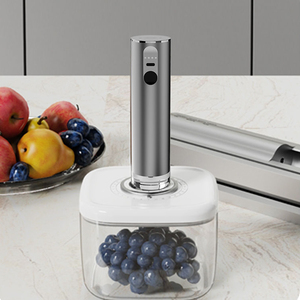 Système de mise sous vide 2-en-1, 130W, machine de mise sous vide automatique pour usage domestique, avec scelleuse sous vide manuelle rechargeable - Product Image 4