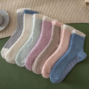 Cozy Non Slip Coral Fleece <b>Socks</b> for Men and Women, Warm <b>Thick</b> Winter Floor <b>Slipper</b> <b>Socks</b> for Home or Gifts - Product Image 4