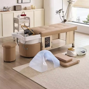 QuM Salon Sink Thai Lay Down Hair Washing Massage <b>Chair</b> <b>Shampoo</b> Bed Head Spa Bed and Moxibustion Massage Bed - Product Image 2