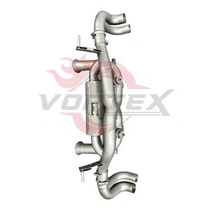 Système d'échappement Catback à soupapes Vortex Heat Shield SS304 pour Audi R8 V10 5.2L 2019-2023, kit de tuning performance, ensemble tuyau et silencieux - Product Image 2