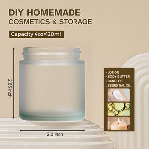 Pot cosmétique avec couvercle en bois, forme cylindrique, pour le stockage des soins de la peau, paquet de 12 - Product Image 2