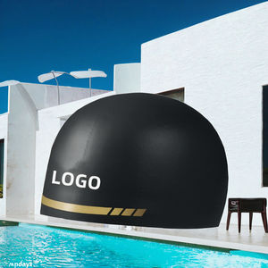 Gorro de Natación de Silicona Duradero con Impresión Personalizada para Adultos, Gorro Desnudo Impermeable, Etiquetas Privadas del Fabricante Boummc CAP2500 - Product Image 3