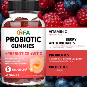 Las gomitas probióticas de etiqueta privada con vitamina C prebiótica promueven la salud intestinal digestiva y el sistema inmunológico - Product Image 4