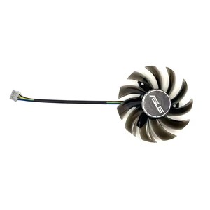 Ventilador de tarjeta de vídeo de 75MM FD7010H12S 4PIN 12V para ASUS R7 260X <span class=keywords><strong>GTX</strong></span> 1050Ti 660 <span class=keywords><strong>760</strong></span> 750Ti ventilador de refrigeración de repuesto para tarjeta gráfica - Product Image 5