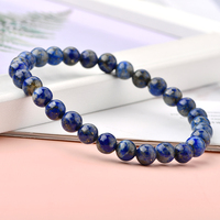 Pulsera de cuentas de cristal curativa de energía para niños, brazalete de cuentas de cristal de gran variedad para regalos, 6MM