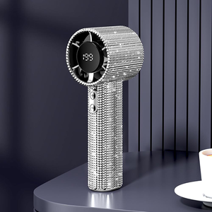 Ventilador de Mano Turbo S5 Diamond Fan 2026 al por Mayor de Fábrica con Pantalla LED y 199 Ajustes de Velocidad, Ideal para Extensiones de Pestañas - Product Image 1