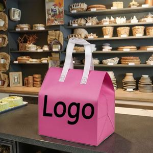 Custom-Made Eco-Friendly Reusable Insulated Foldable Non-Woven Cooler Bag Cartoon Pattern 20-30L Waterproof Capacity Adhesive - Product Image 1