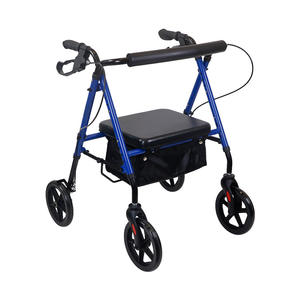 Déambulateur pliable pour personnes âgées avec panier de courses, déambulateur manuel, chariot stable et léger - Product Image 4