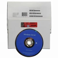 Pour serveur 2022 Enterprise Standard 64 bits DVD, emballage complet, clé à vie incluse, 16/24 cœurs, garantie de 12 mois