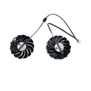 พัดลม GPU ขนาด 87 มม. รุ่น PLD09210S12HH สำหรับการ์ดจอ <span class=keywords><strong>Msi</strong></span> Radeon Rx <span class=keywords><strong>5600</strong></span> <span class=keywords><strong>Xt</strong></span> 5700 5700 <span class=keywords><strong>Xt</strong></span> Mech - Product Image 3