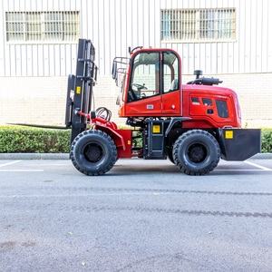 Multi Function Diesel Forklift <strong>Trucks</strong> 3.5 Ton Lifting Loading and Unloading HT-CPD3.5T AWD Solid Tire Offroad - Product Image 4
