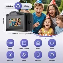 Mini Cámara Portátil E9 1080P HD para Campus con Buenas Reseñas, Admite <span class=keywords><strong>Tarjeta</strong></span> TF <span class=keywords><strong>de</strong></span> 128GB - Product Image 2