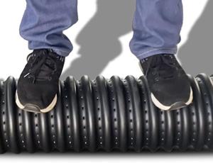 HongDun HD-P High-Performance Single Double Wall Abrasion-Resistant Fabric-Wrapped Perforated Corrugated Drain Pipe - Product Image 4