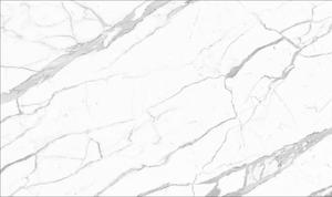 Grande dalle de verre cristallisé nano Carrara Phonic White pour crédences de douche, fonds de télévision et comptoirs 3000/2800x1600mm – Usage hôtelier - Product Image 4