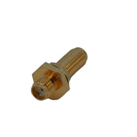 Conector Coaxial RF Personalizado, Impermeable, SMA Hembra a SMA Hembra, Tipo Bulkhead Jack