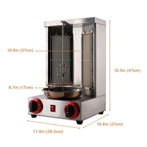Rôtissoire à gaz verticale multifonctionnelle, adaptée au rôtissage de canard, poulet, bœuf, agneau et autres plats roulés. - Product Image 2