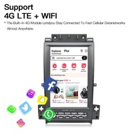 Écran vertical 12,8'' Android 15 Autoradio GPS Navi Stéréo Lecteur multimédia vidéo pour Ford Taurus 2010-2019 Carplay 4G