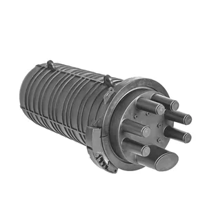 288cores Fiber Optic Splice Closure High Density Large Capacity 1 In 6 Out IP68 Water Proof