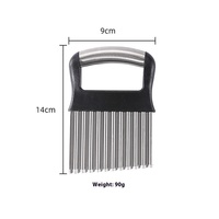 Groothandel Roestvrijstalen Handmatige Frietjes Crinkle Cutter Mes Keukengereedschap Voor Aardappelgolf Fruit Groentegereedschap