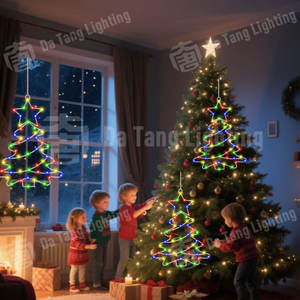 ไฟประดับตกแต่งคริสต์มาสสีสันสดใสสำหรับตกแต่งสวนกลางแจ้งและงานอีเว้นท์ - Product Image 2