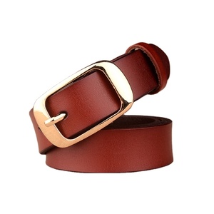 Ingrosso personalizzato fantasia ed elegante fibbia di <span class=keywords><strong>alta</strong></span> qualità <span class=keywords><strong>vita</strong></span> da donna in vera pelle <span class=keywords><strong>marrone</strong></span> <span class=keywords><strong>cintura</strong></span> del vestito - Product Image 6