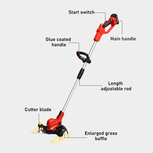 21V 400W Multifonction Électrique Lithium Télescopique pour les Mauvaises Herbes et Petits Arbustes Bouclier Herbe Brossé Moteur Coupe Herbe pour la Maison - Product Image 3
