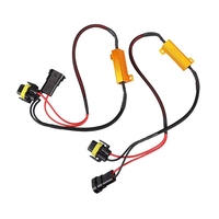50W H1 H3 H7 H11 9005 9006 HB3 HB4 H8 H9 H10 Resistor Beban Mobil Penghilang Kesalahan Decoder LED Canbus Penghilang Kabel Decoder