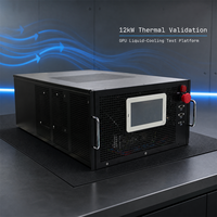 Plateforme de test CDU en ligne 6U 12KW pour la simulation de charge thermique GPU haute densité et la validation de la refroidissement liquide en laboratoire