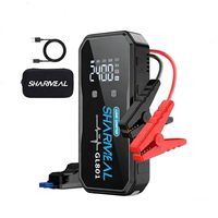Sharmeal OEM&ODM Démarreur de Batterie Portable 3-EN-1 20000mAh au Lithium 12V avec Fonction Power Bank
