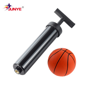 Pompe à air JUNYE 8 pouces de type T, gonfleur portable pour basket-ball, football, volley-ball, en plastique noir - Product Image 1