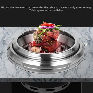فرن شواء تجاري كوري بدائرة مزدوجة مقاوم للرذاذ مع علوي - Product Image 6