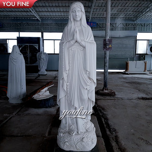 Église en marbre Notre Dame Bénisse Vierge Guadalupe Statue - Product Image 6