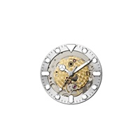 Cadran de montre en alliage de cuivre OEM personnalisé avec aiguilles lumineuses, couleurs et taille personnalisables pour l'assemblage de montres