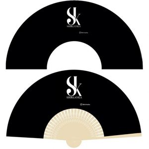 Abanico Plegable de Bambú Grande Personalizado con Impresión por Sublimación, Abanico Manual para Bodas, Fiestas, Festivales - Product Image 3