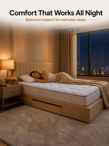 Matelas à ressorts ensachés hypoallergénique et silencieux, taille King et Queen, pour hôpitaux et chambres modernes - Product Image 3