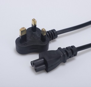 Wholesale <strong>UK</strong> 3 Pin Plug Power Cable Copper PVC Durable British AC Power Cord for Laptop <strong>Rice</strong> Cooker - Product Image 5