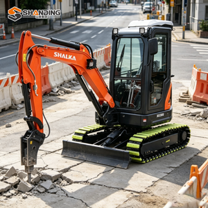 จัดส่งฟรี3Ton เครื่องขุดดินขนาดเล็กรถขุดรถขุดไฮดรอลิกรถขุดดินขนาดเล็ก - Product Image 1