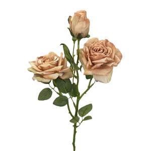 <b>Artificial</b> Rose <b>Bouquet</b> Silk Flower High Simulation Vintage Style Wedding Home Decor Photography Prop - Product Image 5