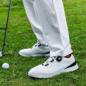 Chaussures de <span class=keywords><strong>golf</strong></span> à crampons pour hommes vente en gros de logo personnalisé de haute qualité mode tendance confortable promotionnel sport bon marché - Product Image 5