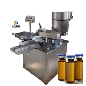 Glass Bottle Injection Sealing Bottling Oral Vaccine Vial Powder Line Automatic Liquid Filling And Capping Machine