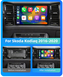 2 DIN <span class=keywords><strong>Android</strong></span> Carplay Radio pour <span class=keywords><strong>Skoda</strong></span> <span class=keywords><strong>Kodiaq</strong></span> 2016 - 2020 Multimedia Carplay Stereo Car GPS Navigation Head Unit Video Player - Product Image 4